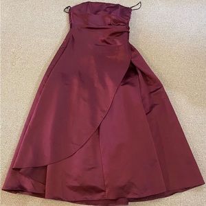 Gorgeous Size 14 Jolie Strapless, Floor-Length Gown - Cranberry